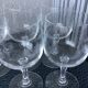Crystal glasses chiseled on foot Vierzon