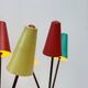 Set of two colorful table lamps