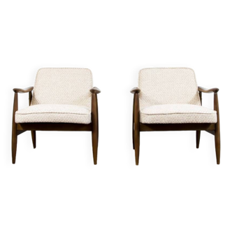 Paire de fauteuils GFM 87 Juliusz Kędziorek pour Gościcińskie Furniture Fabryki, 1960