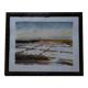Watercolor " Salt marsh at dawn " . A. Dellis .
