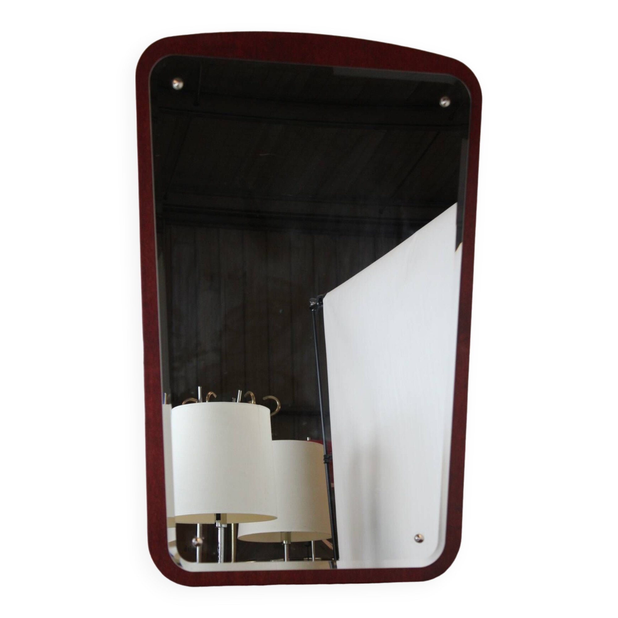 Vintage teak mirror 1960 denmark