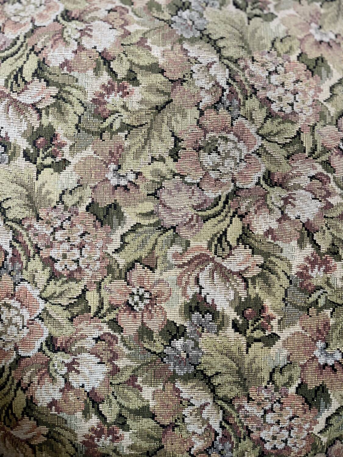 Fauteuil crapaud fleuri