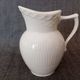 Covered sugar bowl and cream jug Royal Copenhagen 'White Fluted Half Lace'