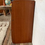 Vintage teak shoe cabinet from the 1960s.