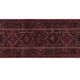 Vintage Turkish hallway rug 112x330 cm