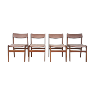 Set of 4 chairs by Erik Buch