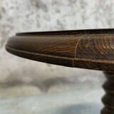 Vintage oak pedestal table