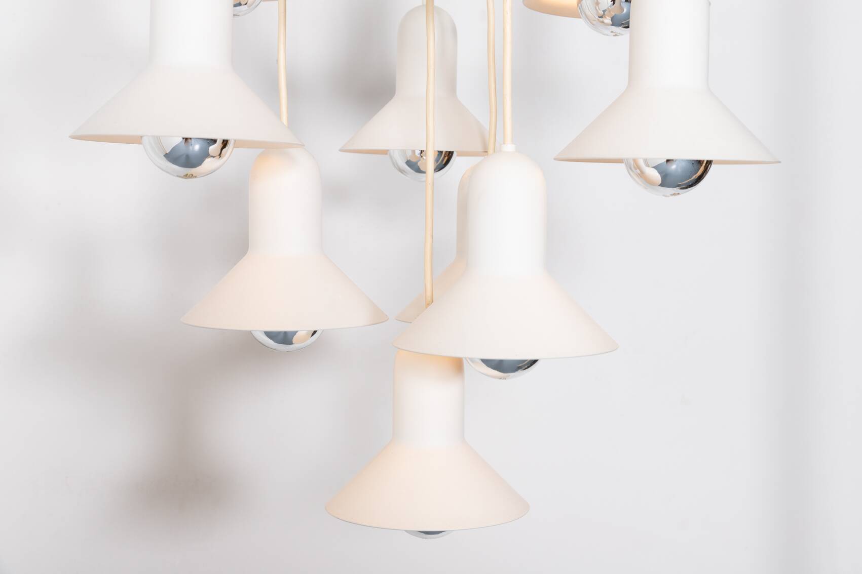 Vintage 10-light cascade chandelier from Louis Poulsen, Denmark