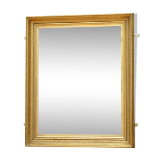 French giltwood wall mirror - 86x105cm