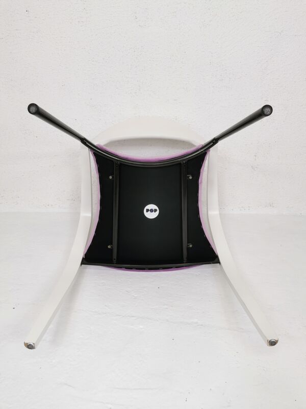 Chaise années 80 upcyclée fabrication espagnole