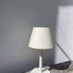 Industrial white metal lamp 1980