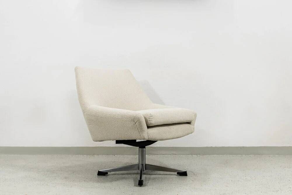 Vintage Swivel Lounge Chair, German, 1970s