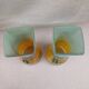 Legras - pair of enamelled glass vases 1900 signed perfect condition