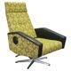 Czechoslovak Mid-Century Reclining Armchair, 1970s