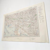 Carte ancienne Morbihan Bretagne 1936