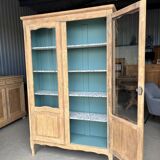 Jolie vitrine chêne revalorisée
