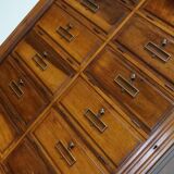 Walnut apothecary furniture France 1920s