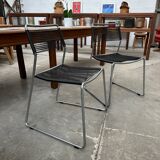 Pair of Melker Spaghetti chairs