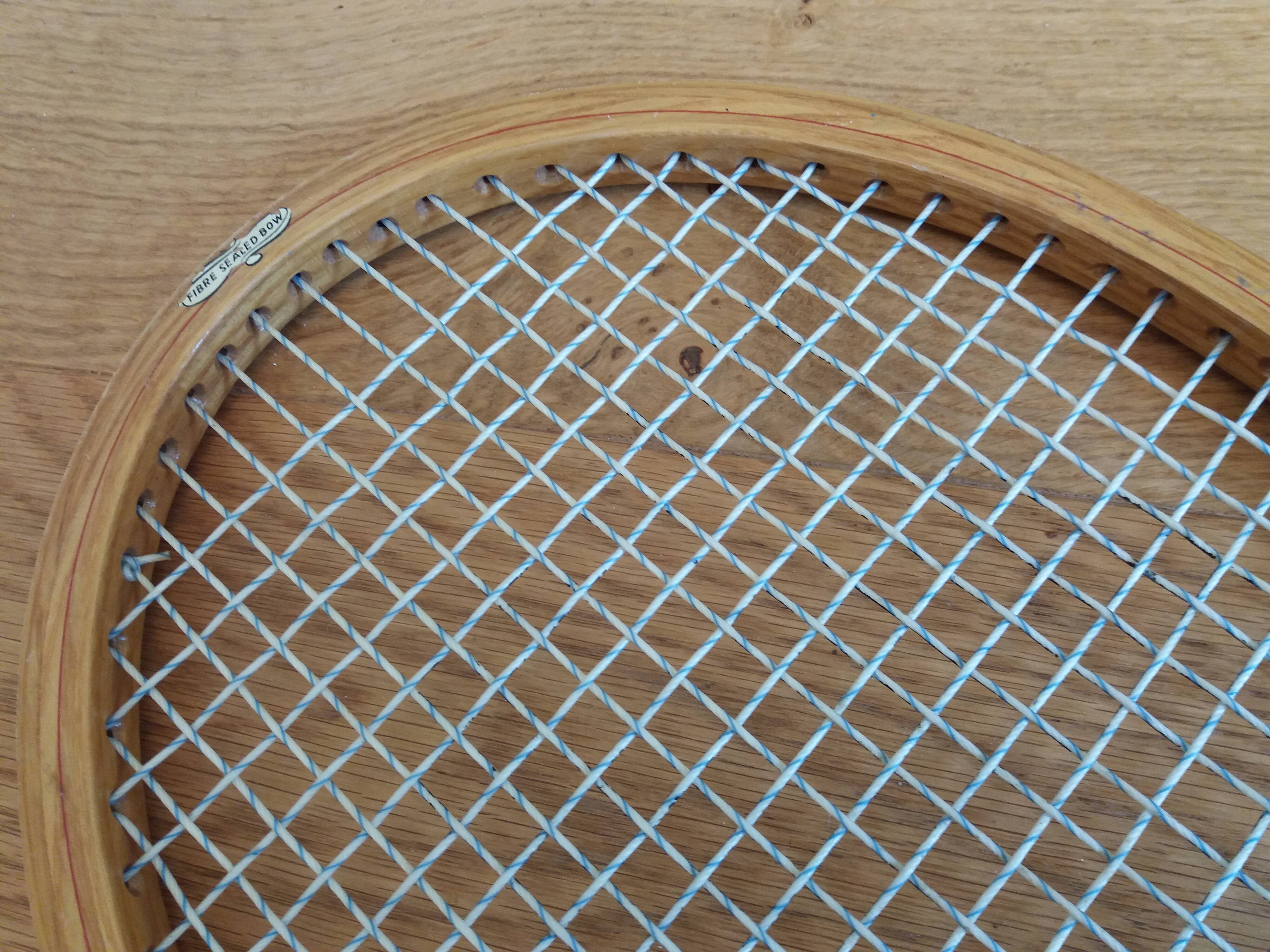 Wooden Snauwaert tennis racket