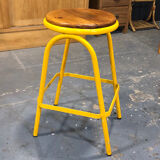 Old high workshop stool