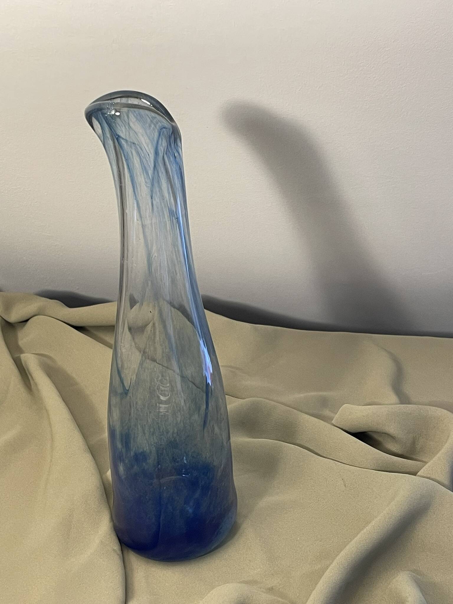 Blown glass carafe