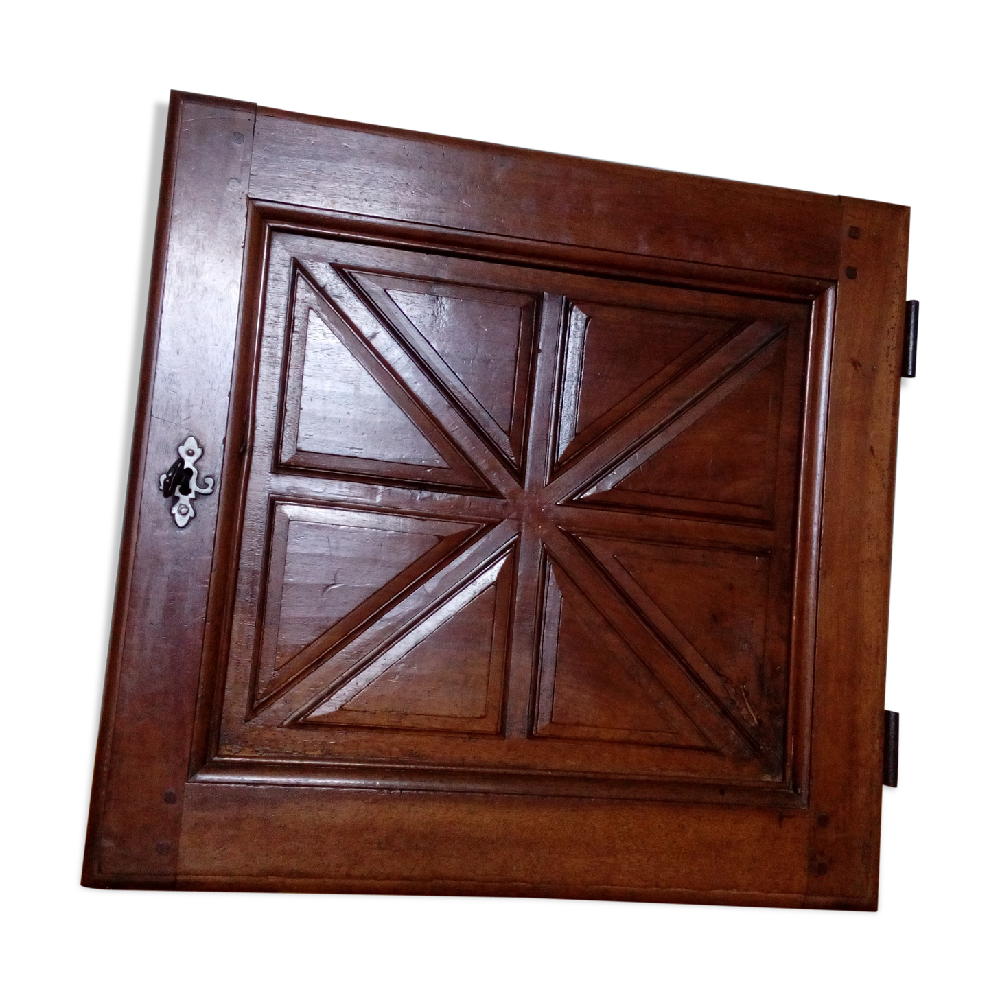 Old wooden door with lock