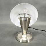 Lampe de table Bauhaus en chrome avec abat-jour réglable, années 1930