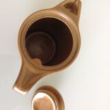 Coffe pot in varnished gres vintage 70s-80s