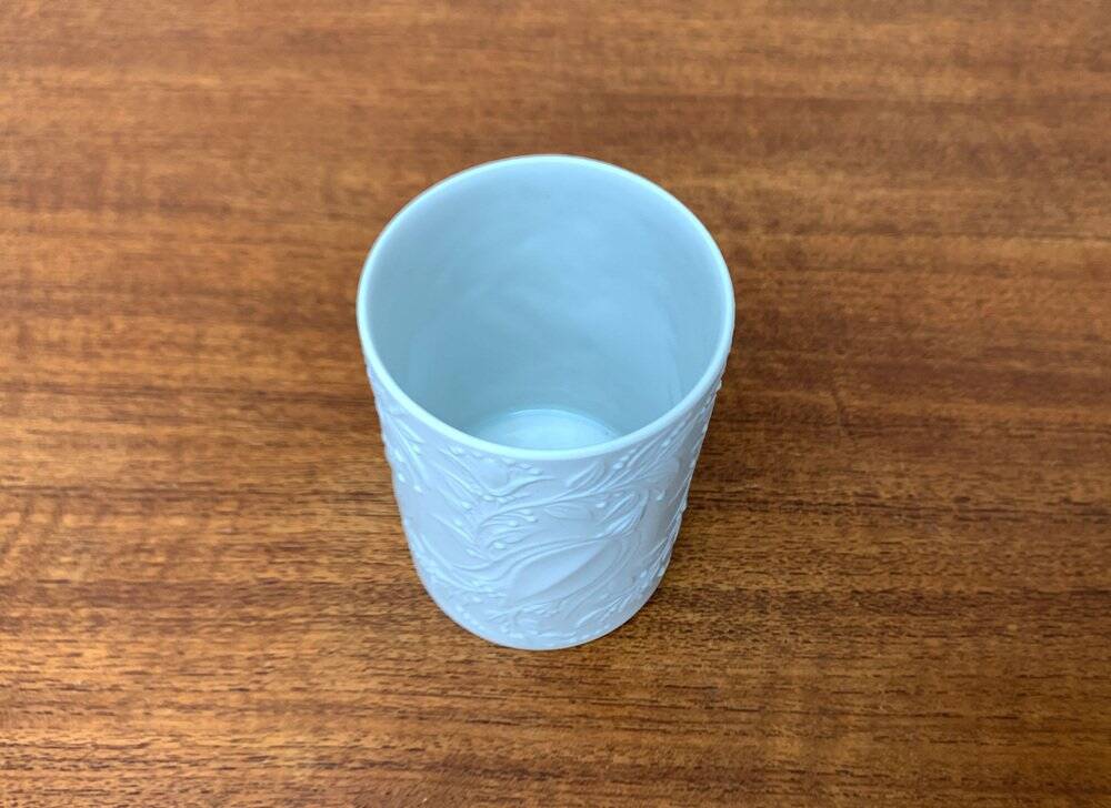 White German porcelain vase from the mid-century by Bjørn Wiinblad for Rosenthal, 1960s.