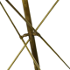 Italian 1950s style adjustable three-arm chandelier.