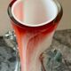 Two vintage ear vases made of Murano glass.