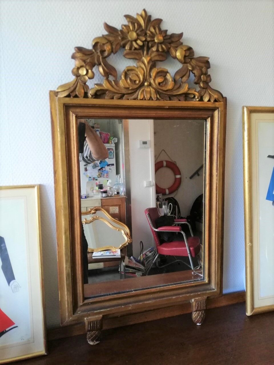 Neoclassical mirror 84 x 47 cm
