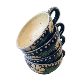 Old Marnaz terracotta cups