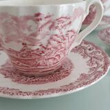 Myotts Country Life Set of 6 Cups and Saucers - England