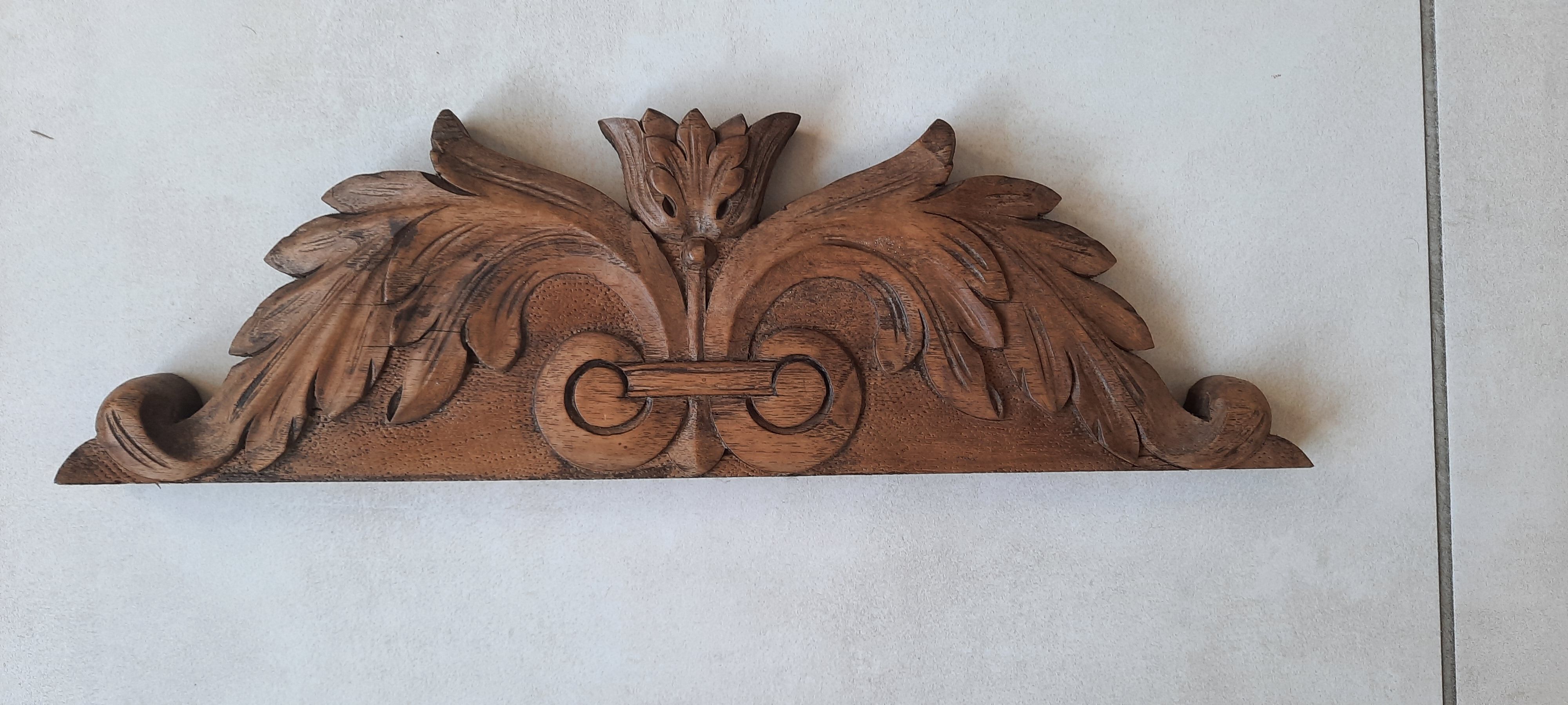 Wooden pediment