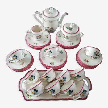 Longwy Marseille 39-piece coffee and dessert service