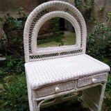Rattan dressing table
