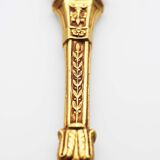 1950's Solid brass 'Swan' wall sconces