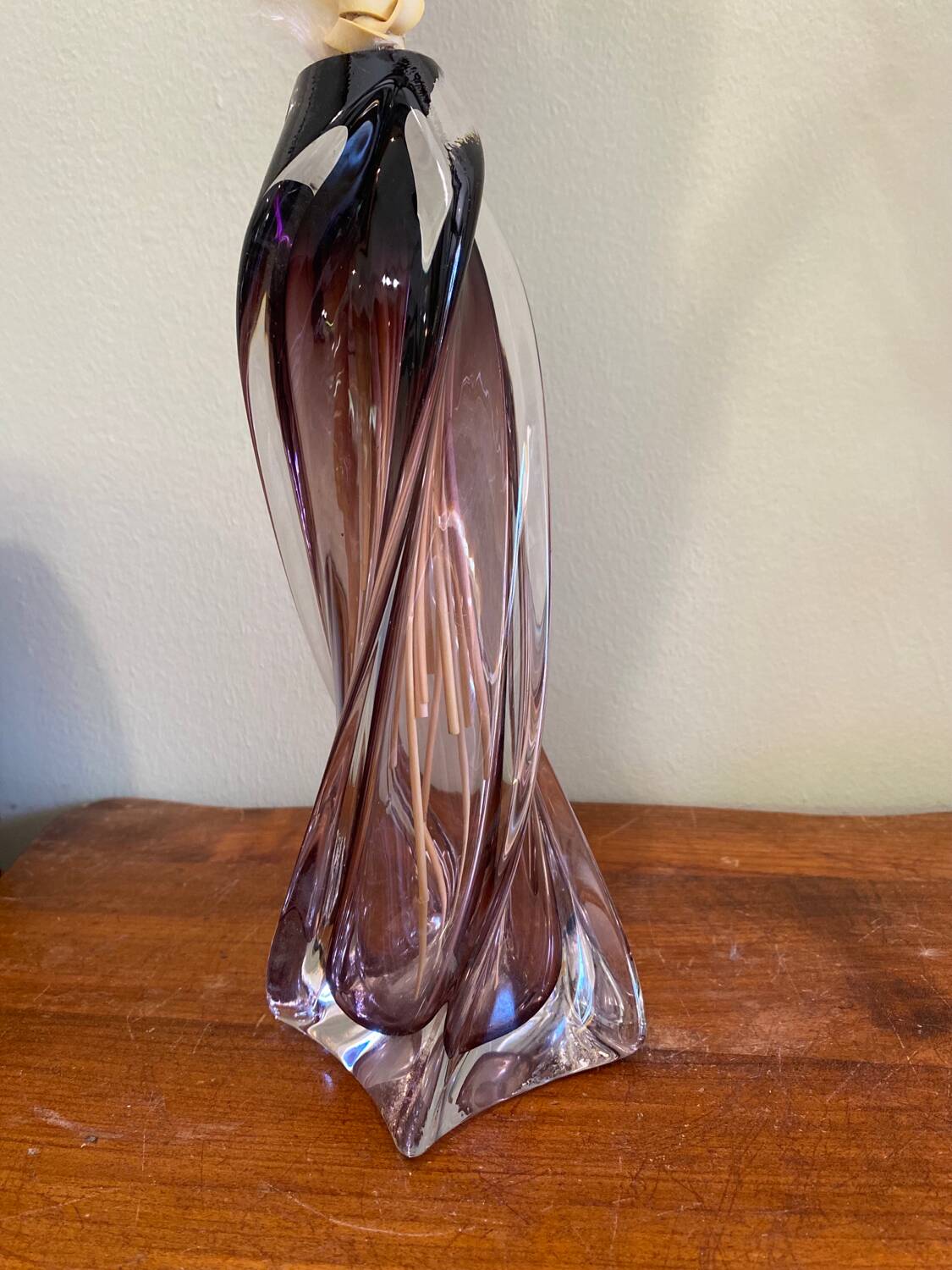 Twisted Glass Vase