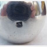 Silver metal sugar clamp in its case