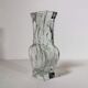 Textured Glass Vase by Ingrid Glashutte 1970's