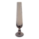 Soliflore en verre fumé texturé. Années 70