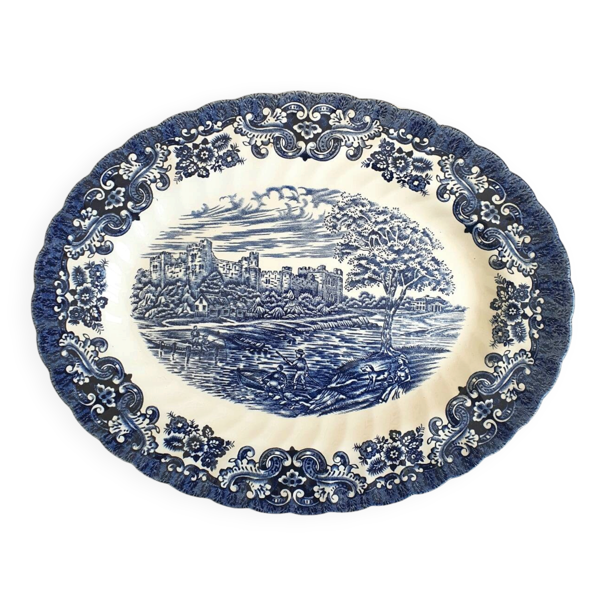 Plat en céramique anglaise