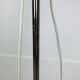 Eyeball floor lamp by Temde Leuchten, copper metal, teak and chrome, 70s.