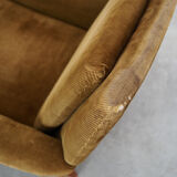 Fauteuil en hêtre, design scandinave, années 1960, designer : Folke Ohlsson, manufacture : Fritz Hansen