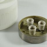 Set of Two 1930s German Art Deco Ceiling Lights, Wila Leuchten, Opal Glass