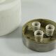 Set of Two 1930s German Art Deco Ceiling Lights, Wila Leuchten, Opal Glass
