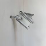 Pair of vintage wall lights, aluminium cast, Italy, 1980.