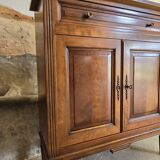 Small Parisian cherry wood buffet cabinet