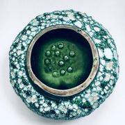 Mid-Century Italian Modern Art Pottery Bowl with Ocean Coral Structure, 1960s